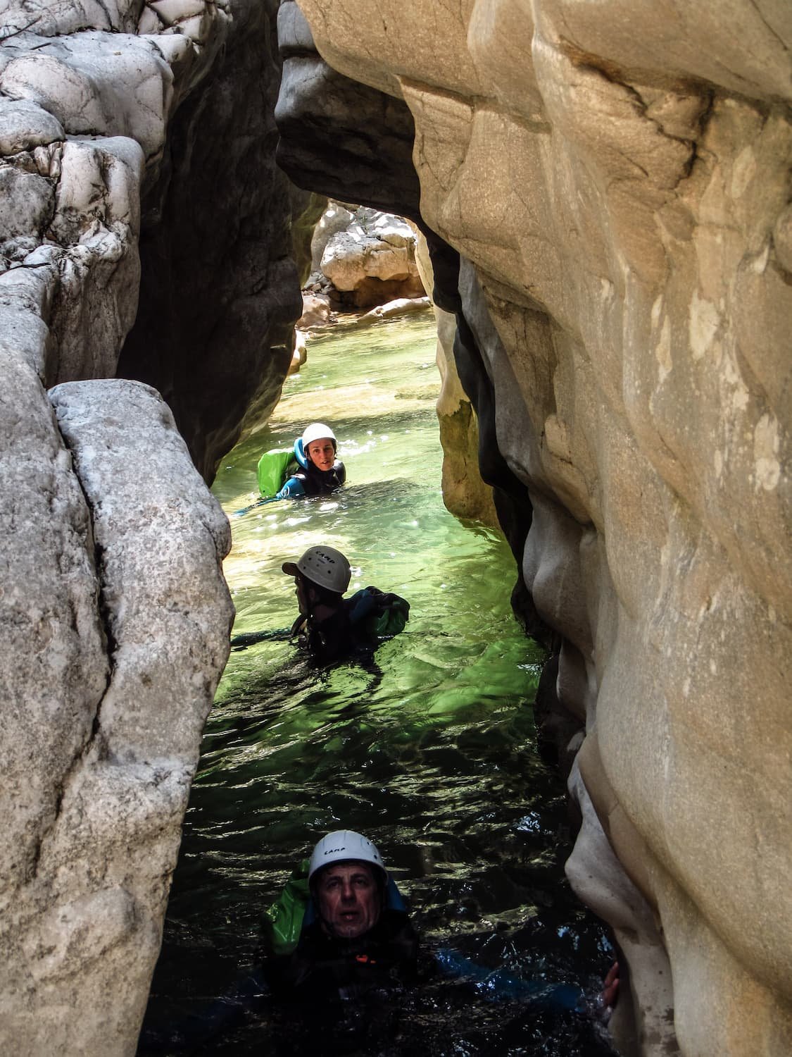 La peonera supérieure en Sierra de Guara