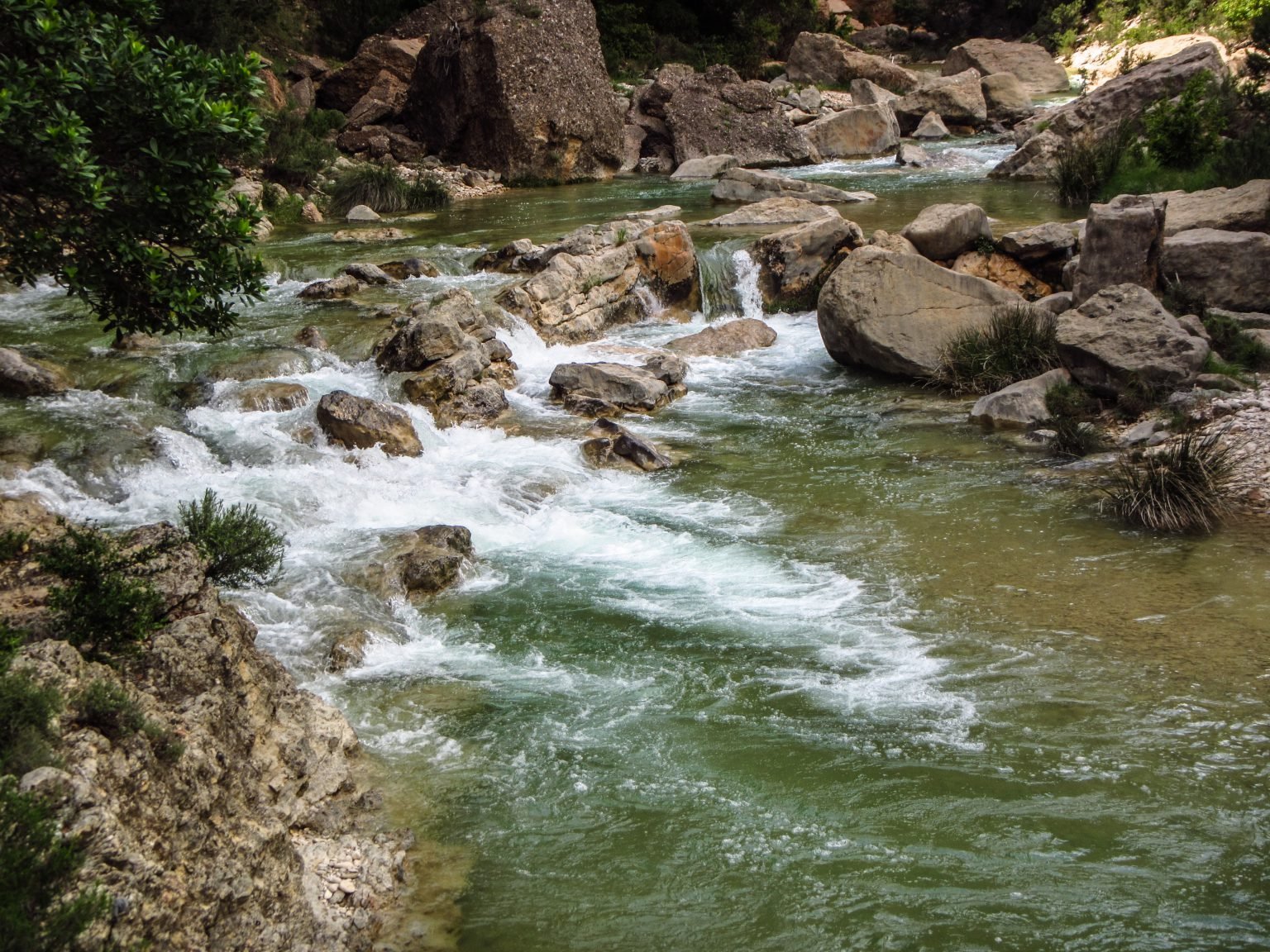 Le balcez, sortie du barranco fondo