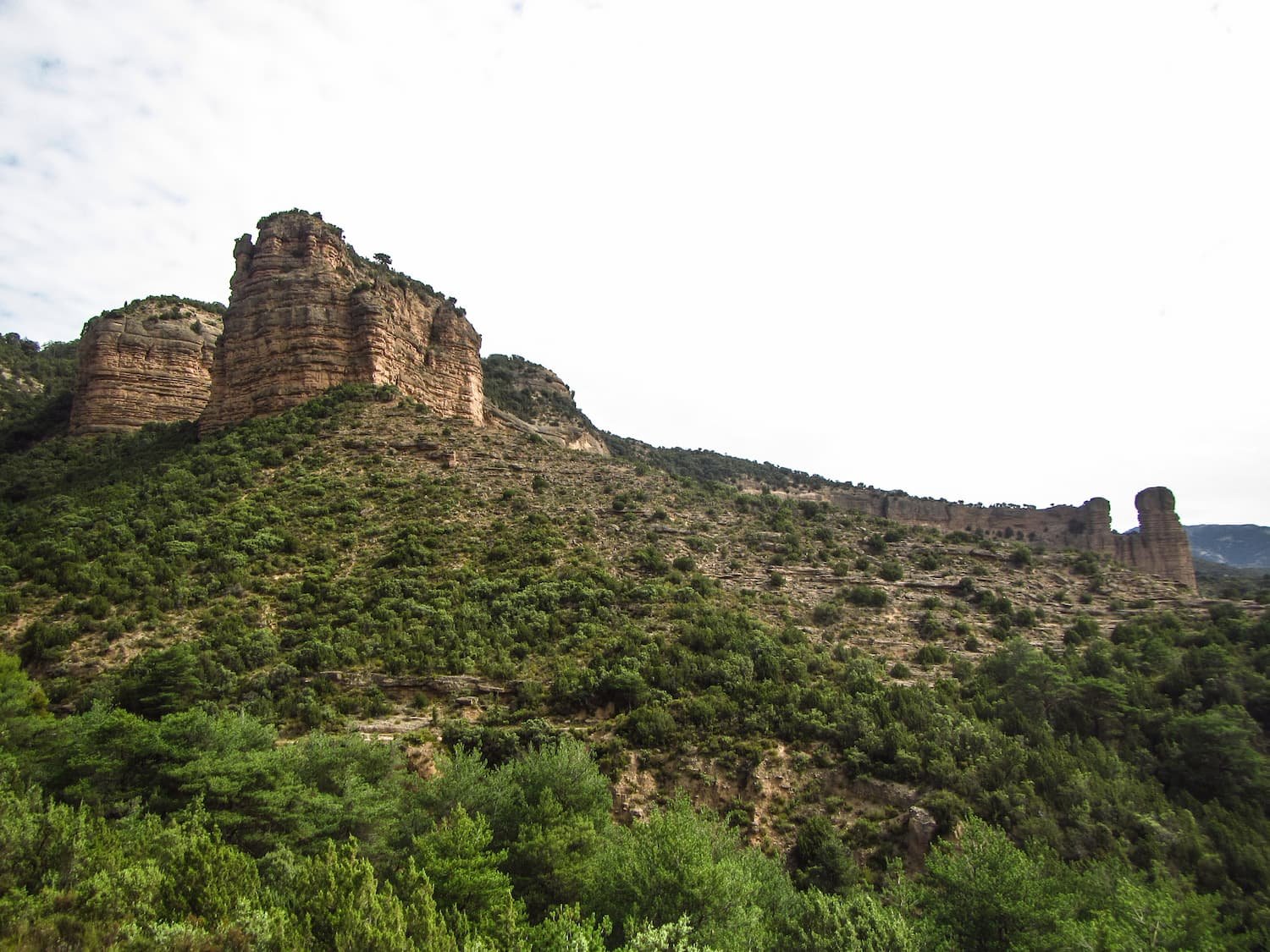 Paysage de la Sierra de Guara en Espagne