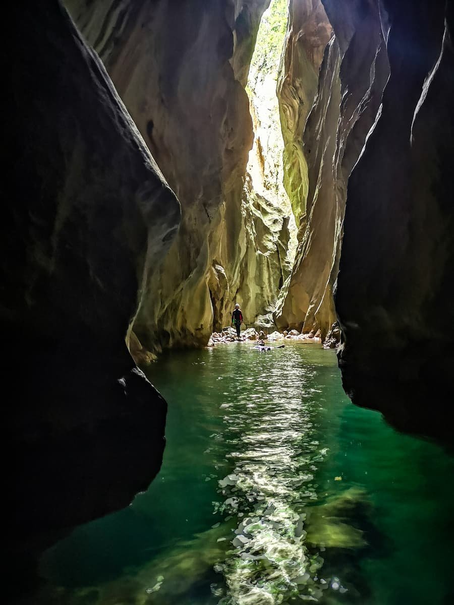 canyon à mallorque, le gorg blau i sa fosca, bief