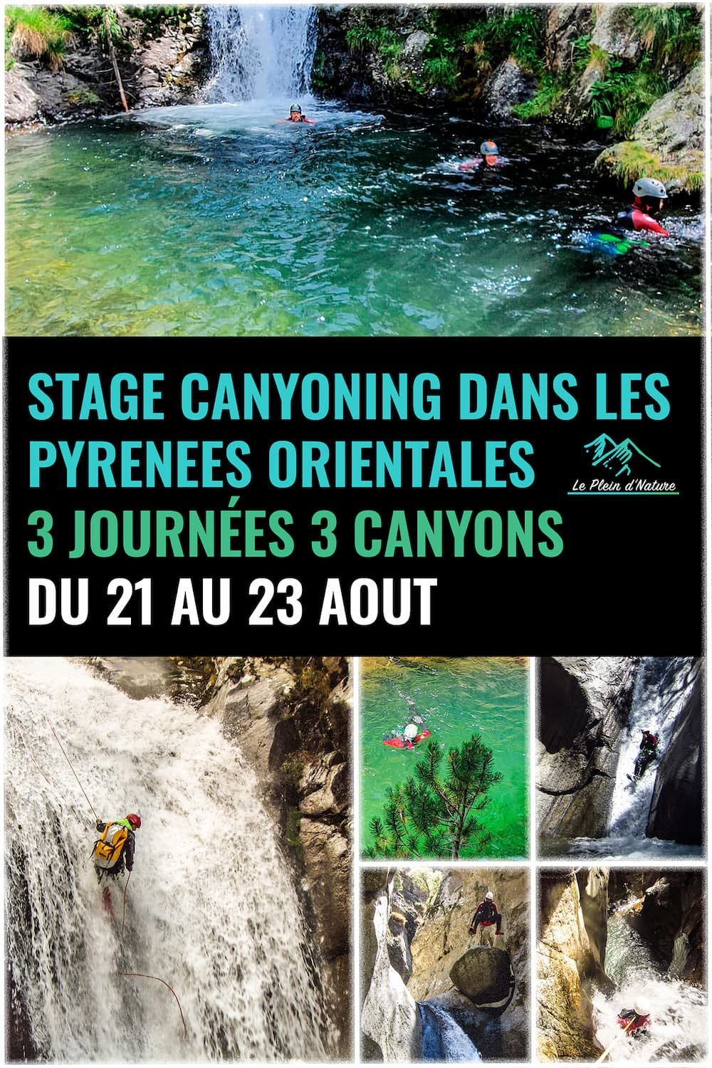 Stage canyoning Pyrenees orientales 2026