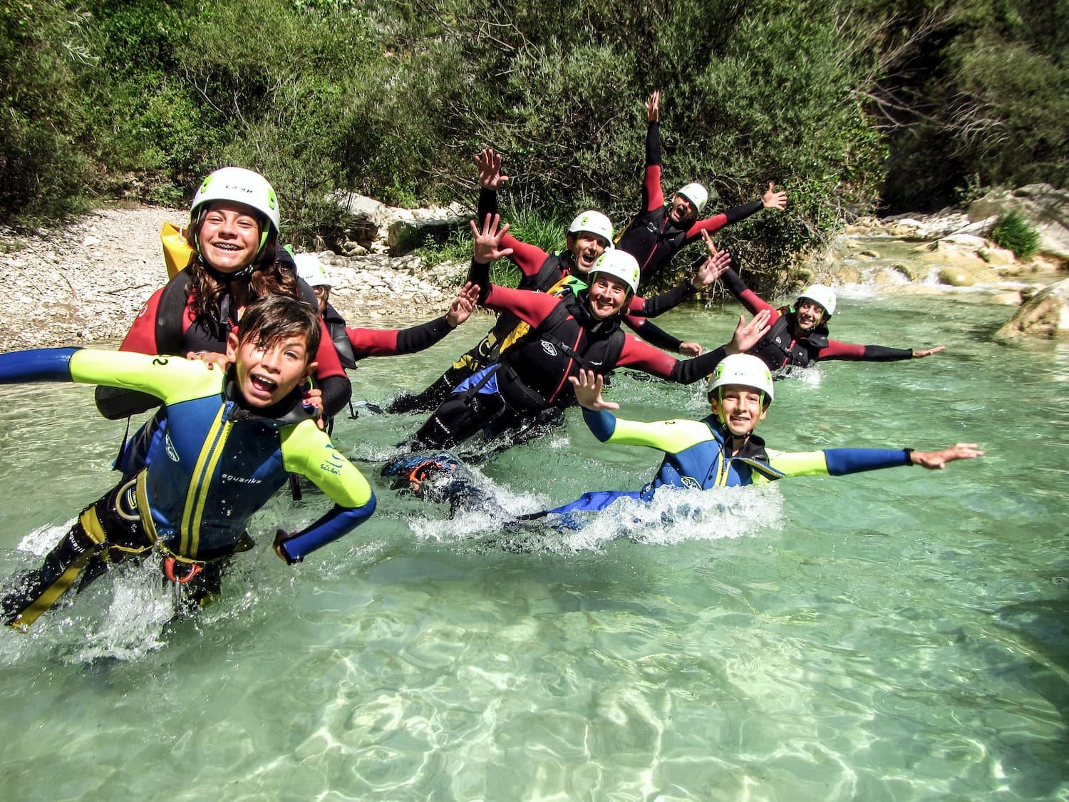 Canyoning en Sierra de Guara en famille