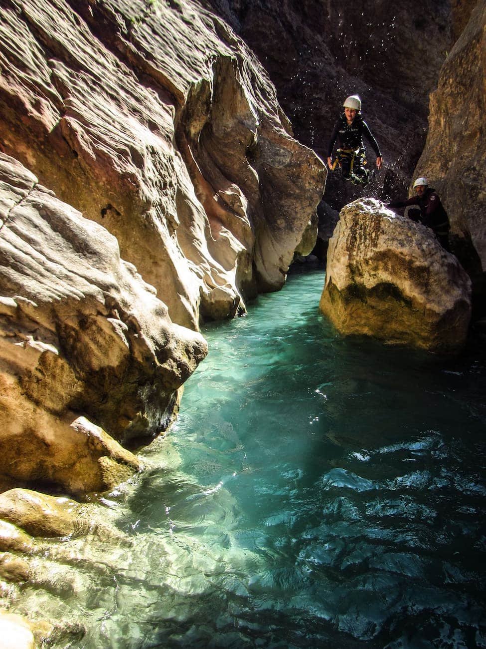 Canyon en Sierra de Guara en famille dans la peonera