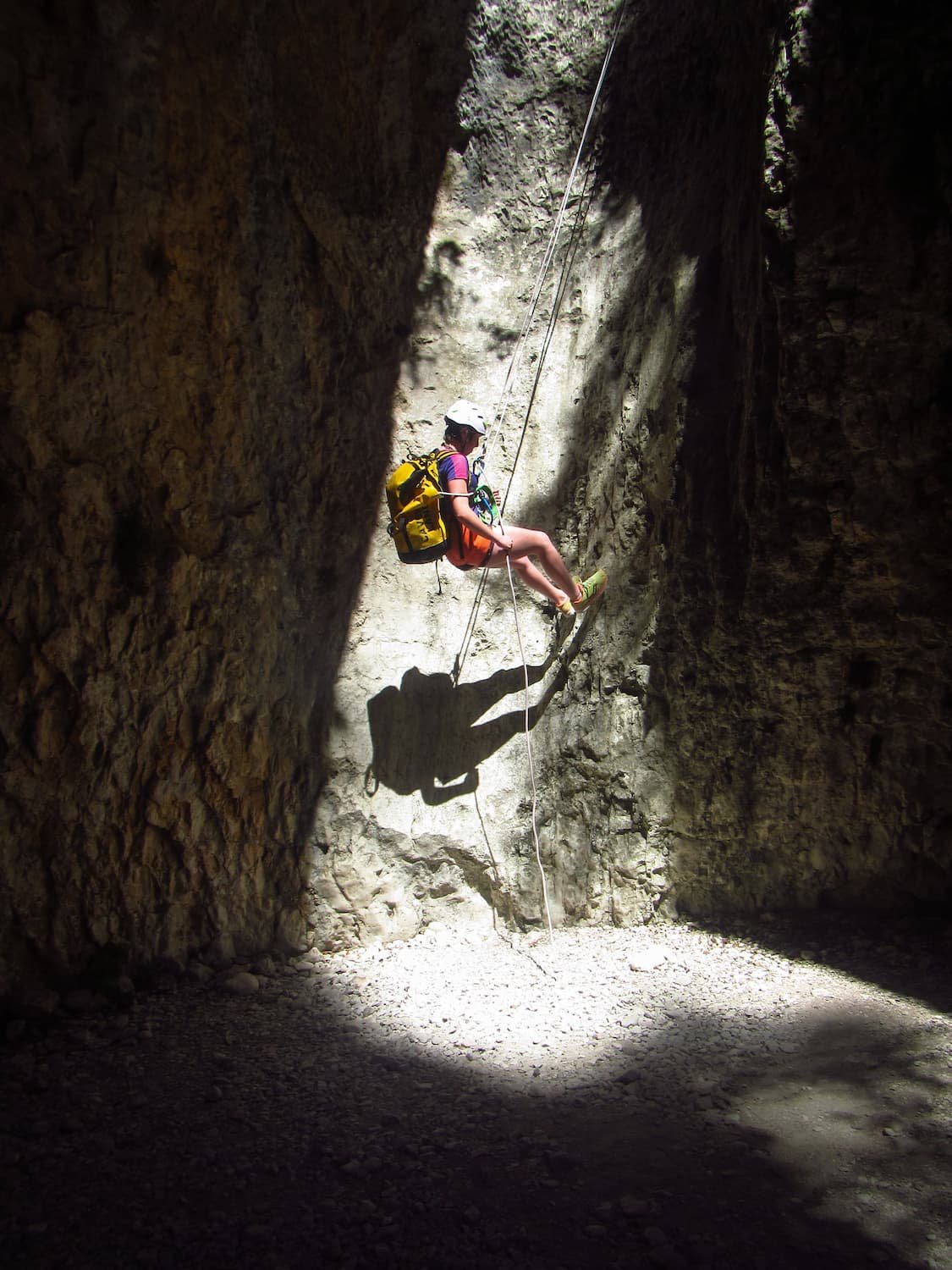 canyoning en sierra de guara le canyon sec du bassender