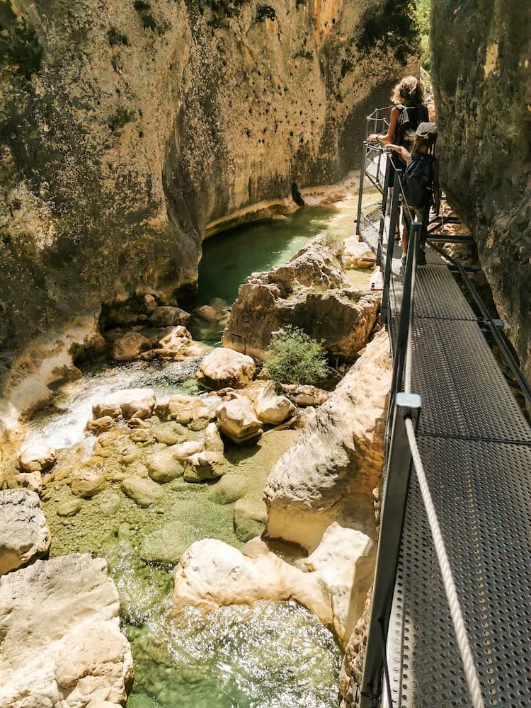 les passerelles d'alquezar et le rio vero