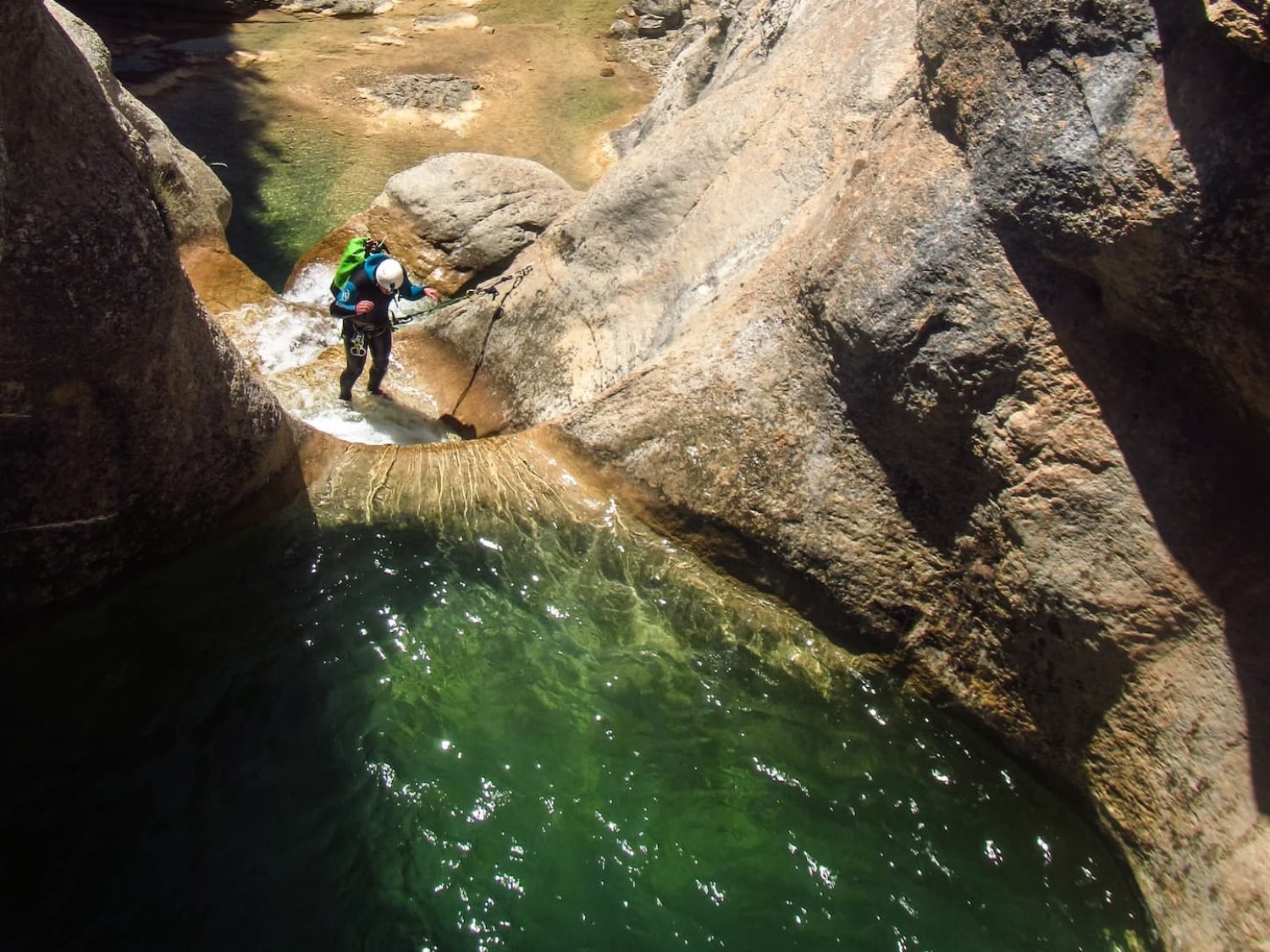 Cascades du canyon du Mascun en Sierra de Guara